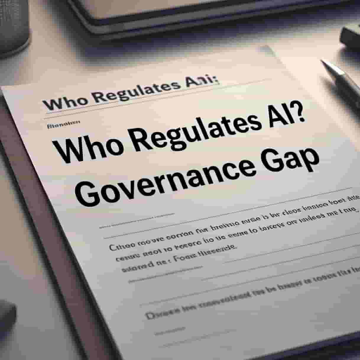 Who Regulates AI? The Global Governance Gap